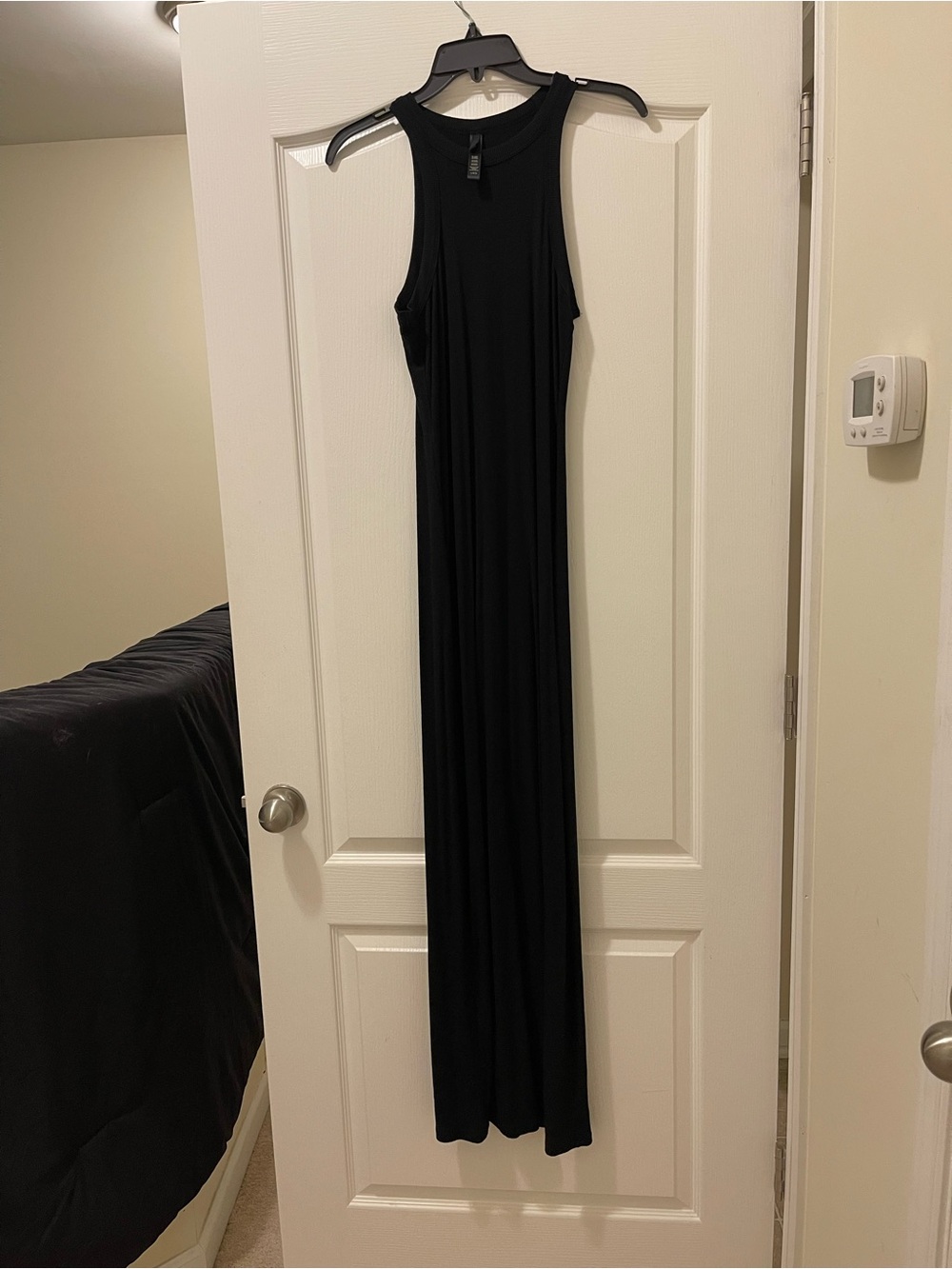 SKIMS Black Soft Lounge long tank dress